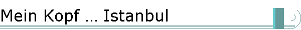 Mein Kopf � Istanbul