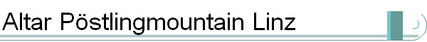 Altar P&ouml;stlingmountain Linz