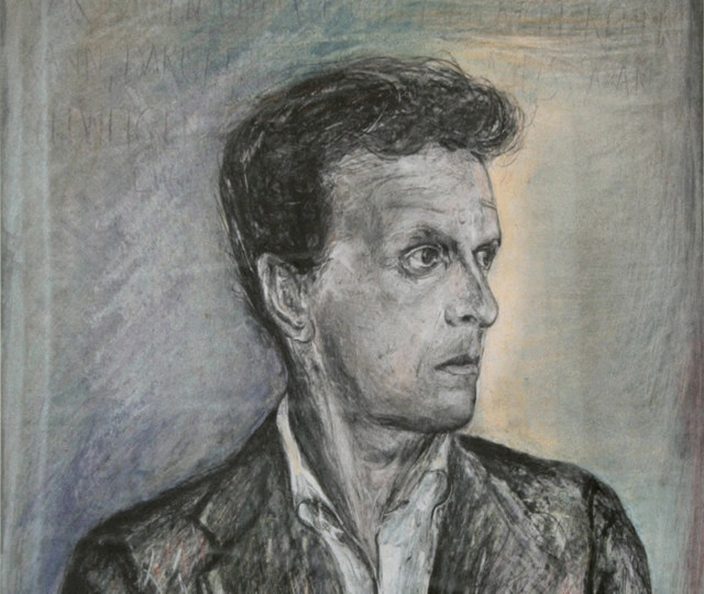 Portr&auml;t von Ludwig Wittgenstein von Maria Stracke